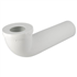 Pipe longue Nicoll pour WC - Diamètre raccord 100 mm - Angle 90° - PVC Blanc