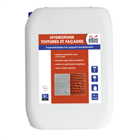 Hydrofuge toitures et façades Elos - imperméabilisant - bidon de 20,0 LTR