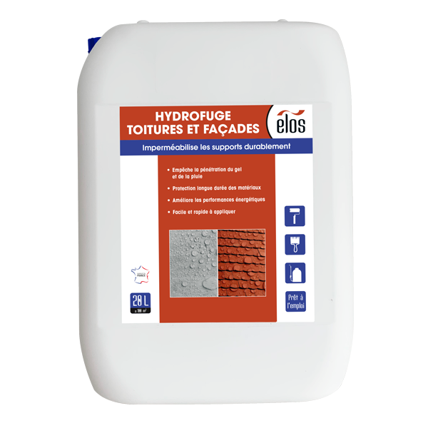 Hydrofuge toitures et façades Elos - imperméabilisant - bidon de 20,0 LTR