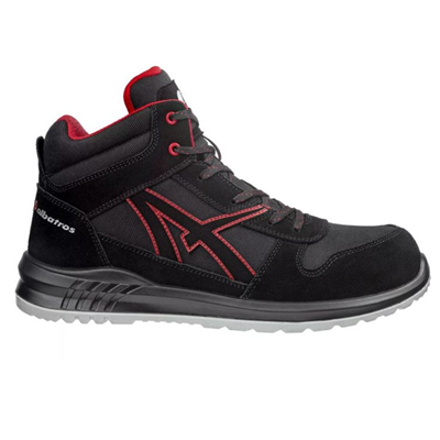 Chaussure sécurité mi-haute hommes S3 SRC Clifton Low Albatros - Noir et rouge - Taille 37
