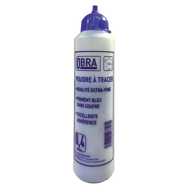 Poudre de traçage Bleue sans souffre - Obra - biberon 400g