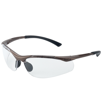 Lunettes incolores Contour traitement platinium anti-rayure anti-statique avec étui microfibre