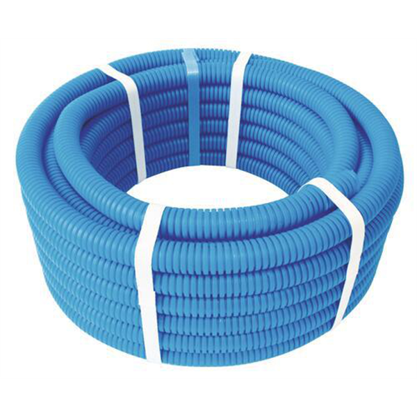 Tube PER-B - Pré-gainé Ø13/16 mm - Couronne 100m - Bleu - NF