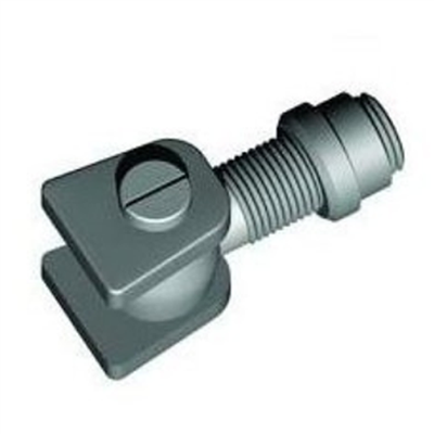 Gond à souder à oreilles pour portail pivotant - Axe M 18 x 40 - Plaque 35 x 27 - Acier zingué