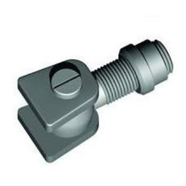 Gond à souder à oreilles pour portail pivotant - Axe M 18 x 40 - Plaque 35 x 27 - Acier zingué