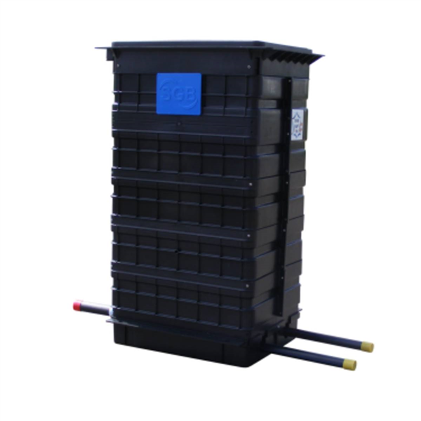 REGARD DEUX COMPTEURS, HAUTEUR 400 A 600 MM, EQUIPE, ISOLATION CLASSIQUE, TAMPON