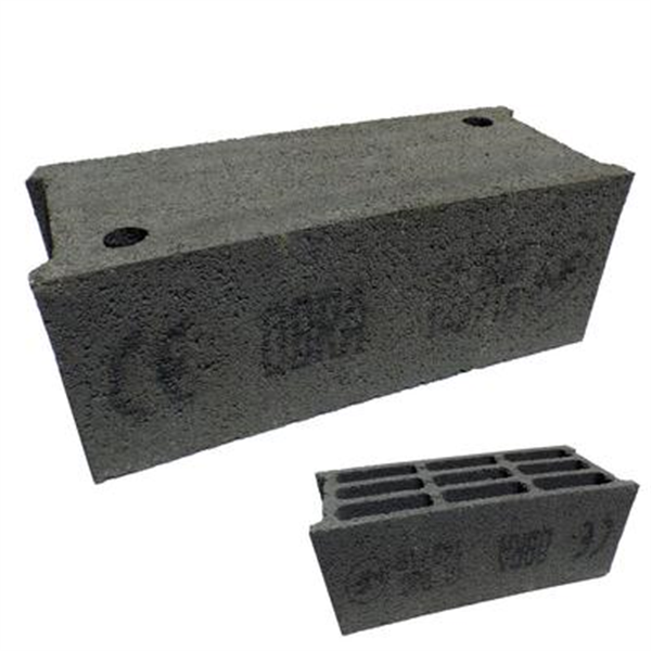 Bloc béton creux retourné 500 x 200 x 200 mm - B60 - 4 parois 9 trous CE NF