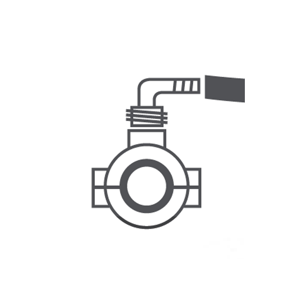 Collier de prise en charge arrosage enterré - Diamètre 25mm - Sortie Femelle 20 x 27 - Plastique