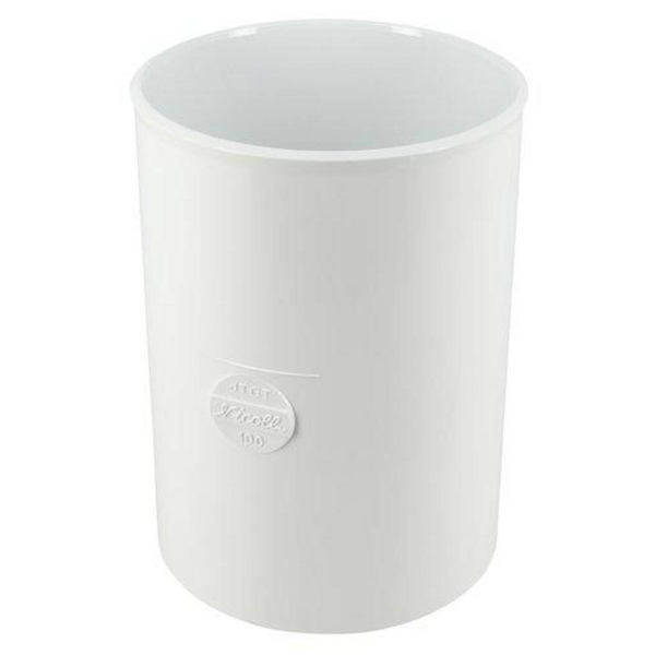 Manchon double femelle/femelle pour tube de descente cylindrique Ø 100 - Blanc