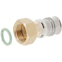Raccord multicouche à sertir avec écrou tournant pour tubes Turatec - Ø20 mm x F 1"