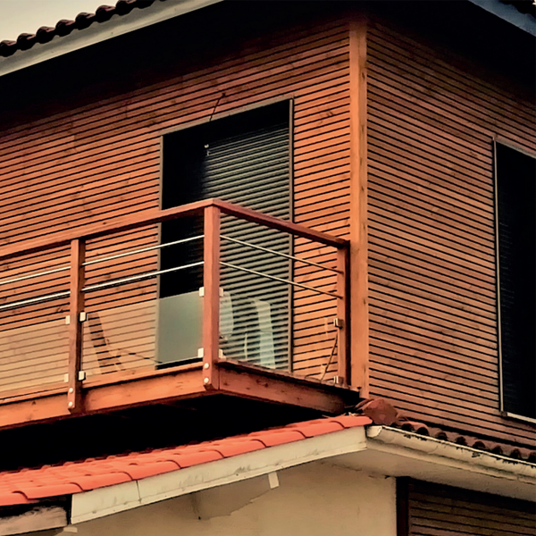 Lame de bardage en bois Laplo - Douglas non traité - 125 MM x 26,00 MM - 4,00 M