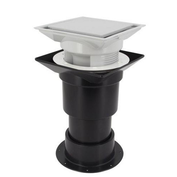 AVALOIR DE BALCON D100 GRIS CLAIR SANS ETANCH