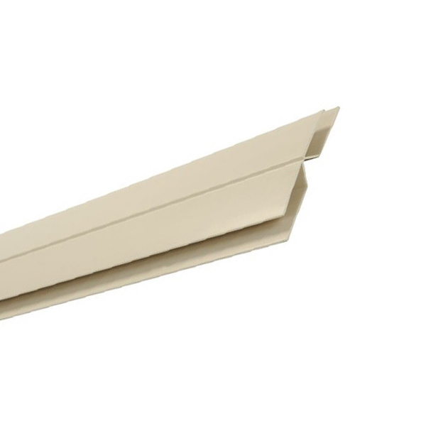 Profil PVC pliable pour jonction de lambris de sous toiture - Sable - Longueur 4,00 M