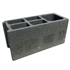 Bloc béton creux poteau 500 x 200 x 250 mm - B40 - 3 parois 5 trous