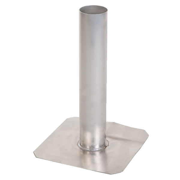 Évacuation des eaux pluviales verticale pour toiture-terrasse - Diam. 91-95 mm - Longueur 500 mm