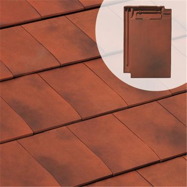 Tuile en terre cuite grand moule aspect plat - Signy -