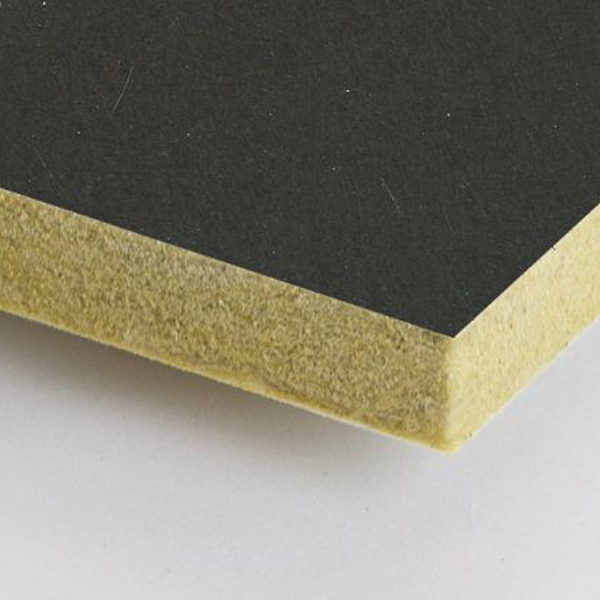 Dalle faux plafond noir 60,0 CM x 60,0 CM - Tonga A 22 - Bords droits - ép. 22 mm