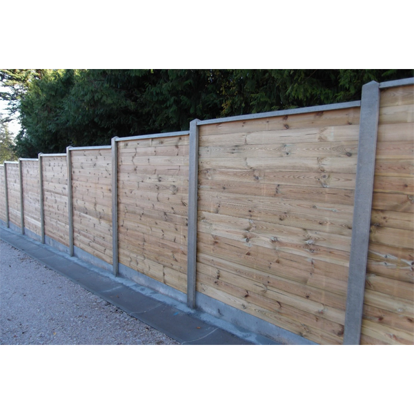 Poteau en béton pour clôture - sections 10 x 10 cm - longueur 2 mètres