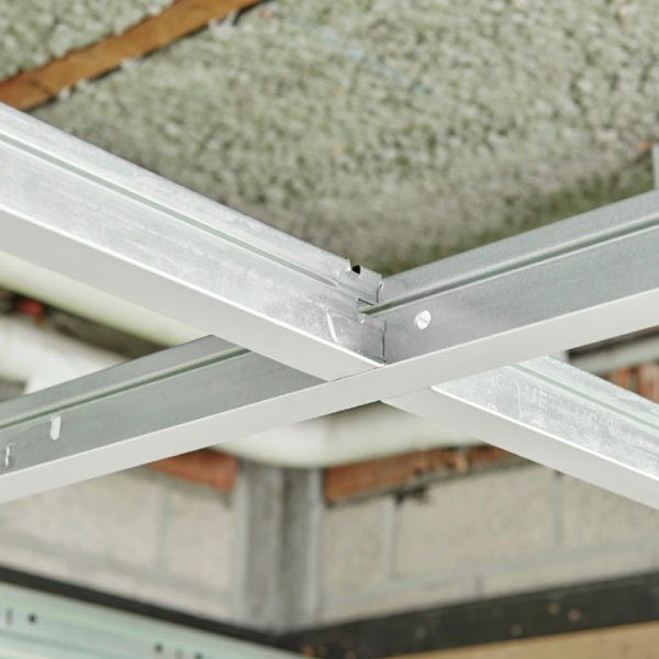 Entretoise pour plafond suspendu - Chicago Metallic T24 Click 2890 - 38,00 MM x 0,60 M - Blanc 001