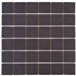 Carrelage mosaïque 4,8 x 4,8 cm pour salle de bain sur filet de 30,3 CM x 30,3 CM - ép. 6,00 MM - Noir