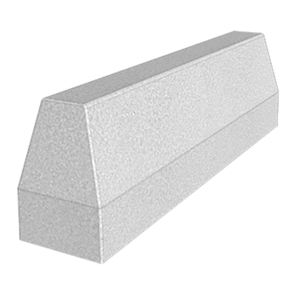 Bordure de défense 1,00x20 H:15cm béton ordinaire