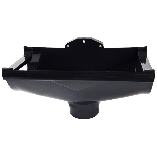 Naissance à dilatation Nicoll NAD29 pour gouttière LG29 et descente cylindrique Ø 80 mm - Techtan Anthracite