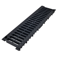 Grille PVC pour caniveaux de piscine - Connecto A15 Sable - largeur int. 100 mm - longueur 0.5 m