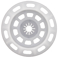 Rondelle plastique pour cheville ISOWOOD diamètre 90 mm boîte de 100