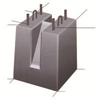 MASSIF CANDELABRE ALSACE 80X80X90