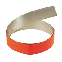 Règle à tapisser pour découpe du papier peint - Inox - Rectifiée garantie parallèle - Longueur 2 m