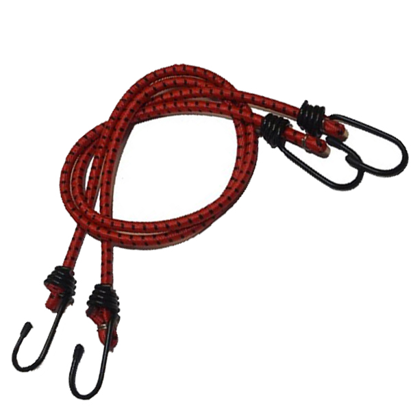 Tendeur élastique avec 2 crochets plastifiés diamètre 10 mm longueur 1 m - lot de 2