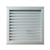 Grille de ventilation murale extérieure - 300 x 193 mm - Aluminium anodisé - Autogyre