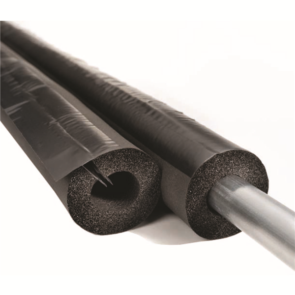 Tube isolant fendu + adhésif encollage bord à bord et de recouvrement EP13Ø28mm