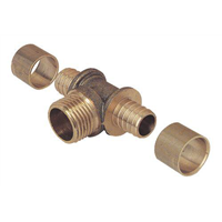 Té à glissement et male au centre - Male 15/21 - PER Ø16