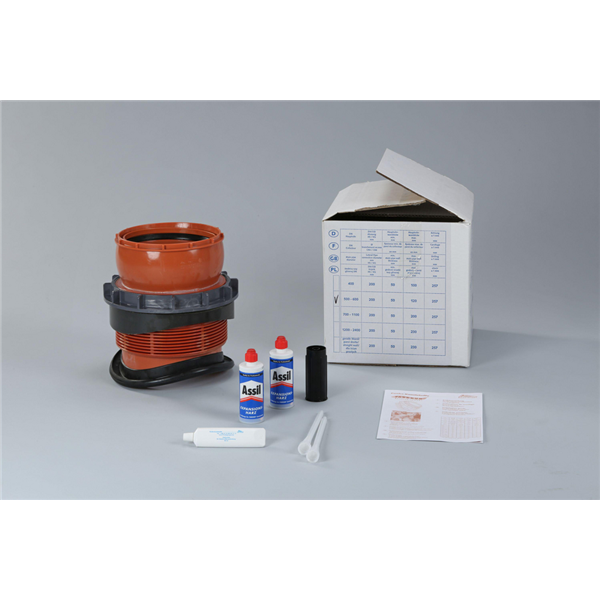 Piquage Fabekun PVC brt 200 pour coll béton DN 500-600