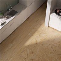 Carrelage imitation bois pour sol intérieur - Grès cérame émaillé et rectifié - Le Doghe - 120,0 CM x 20,0 CM - ép. 9,00 MM - Rovere