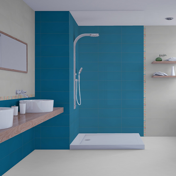 Faïence murale pour salle de bain - Happy - Bosco - 25 CM x 50 CM