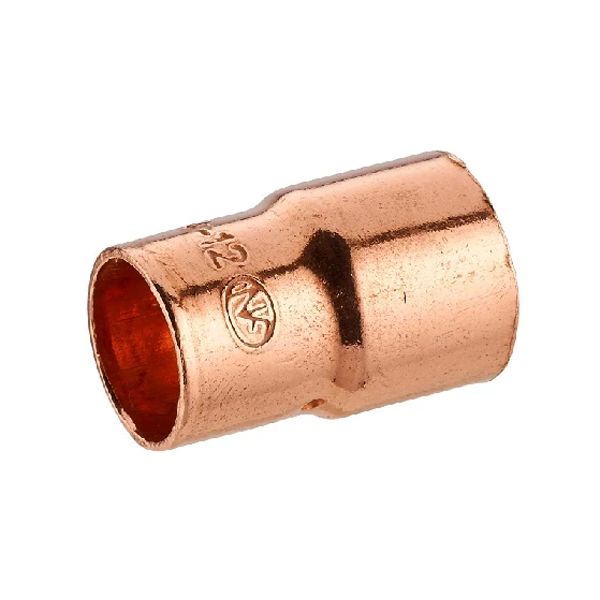 Manchon réducteur cuivre - Double Femelle réduit - Diamètre 12 mm - 10 mm - À souder