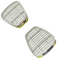 Filtre gaz et vapeurs ABEK1 3M 6059 pour masque série 6000 et 7000 - lot de 2