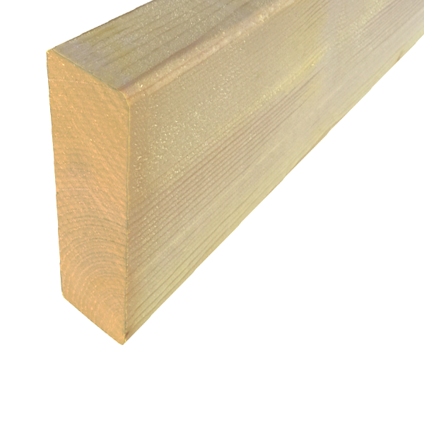 Bois d'ossature abouté en sapin-épicea massif - traité classe 2 - 145 MM x 45 MM - longueur 5,00 M