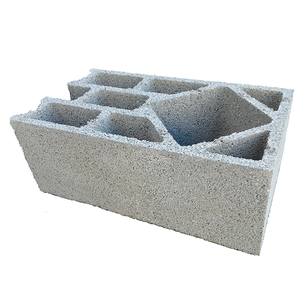 Bloc béton poteau 500 x 275 x 200 mm - B40 - 6 parois