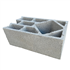 Bloc béton poteau 500 x 275 x 200 mm - B40 - 6 parois