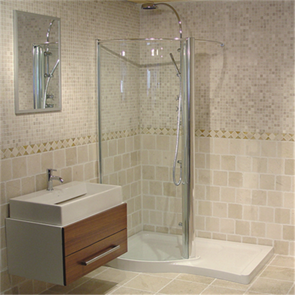 Mosaïque pierre naturelle calcaire TRAVERTIN - Noche - 4,8 x 4,8 cm - Plaque 30 CM x 30 CM - Ép.10 MM