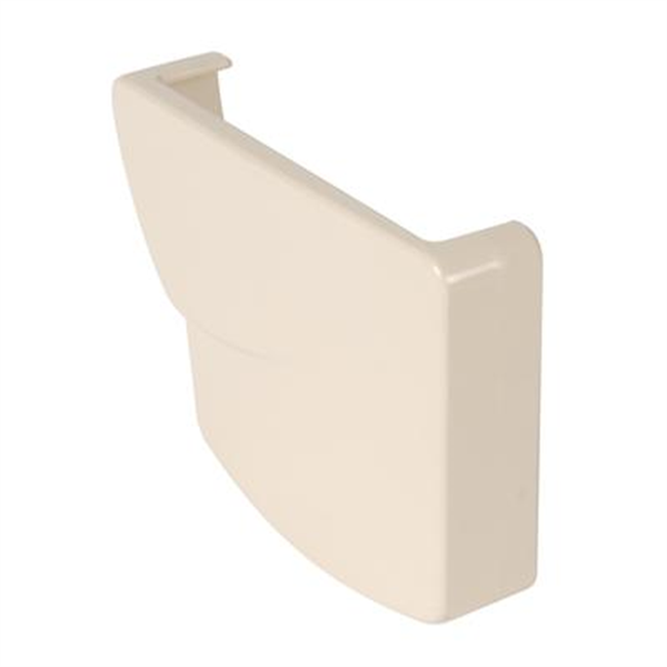 Fond de gouttière gauche Nicoll - À coller - Longueur 131 mm - Épaisseur 24 mm - Techtan - Sable
