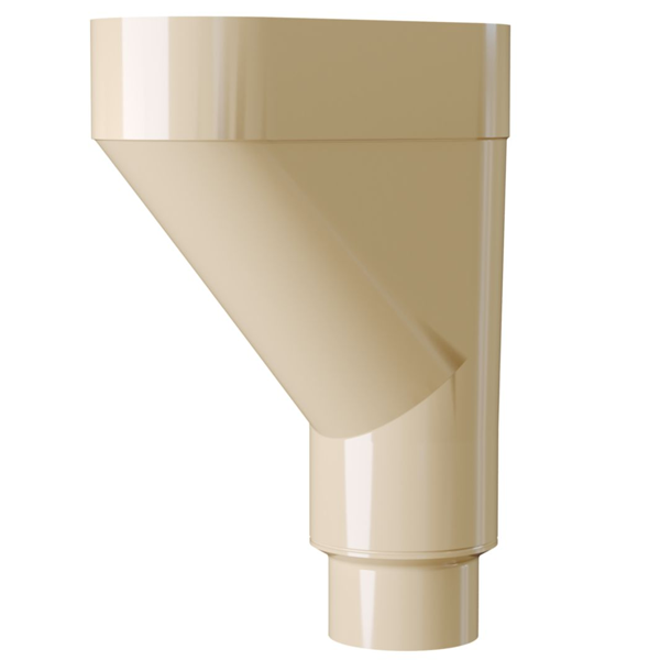 Jambonneau universel MEP 810JAM pour tuyau de descente de gouttière Ø 80 - 100 mm  - PVC Sable
