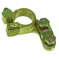 Collier de batterie à barrette bronze, double serrage VL+ et VL- S04213 Sodise - Lot de 2