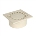 Siphon de cour pour évacuation eau de ruissellement Ø mâle 80 mm - SC089S Nicoll - PVC Sable