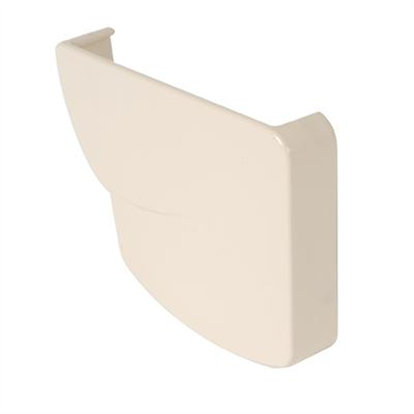 Fond de naissance droite Nicoll pour gouttière - Longueur 137 mm - Épaisseur 22 mm - Techtan - Sable