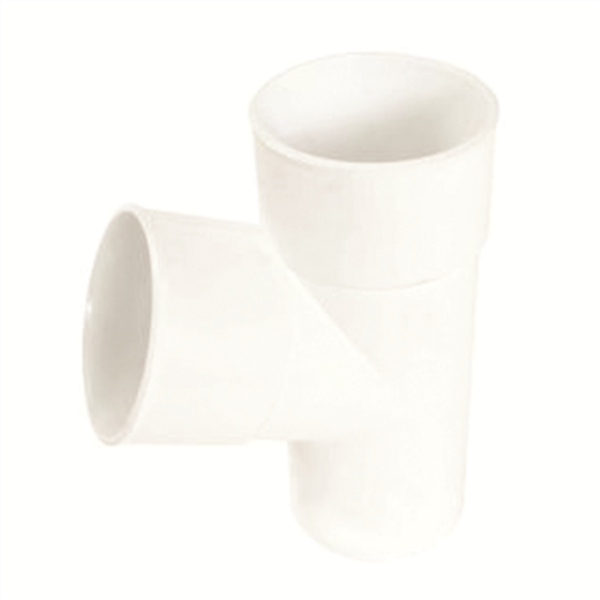 Culotte simple mâle-femelle 67°30 pour tube de descente Ø 80 mm - Blanc