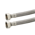 Flexible alimentation double Femelle à visser - F 15 x 21 - Longueur 150 mm - Inox tressé